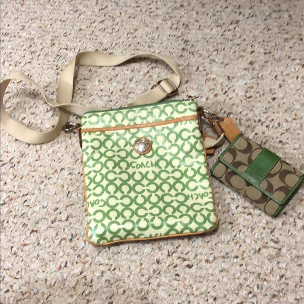 Coach messenger with Wallet